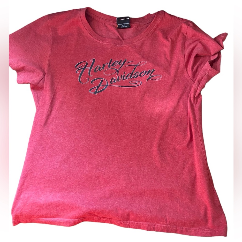 Harley Davidson red shirt
